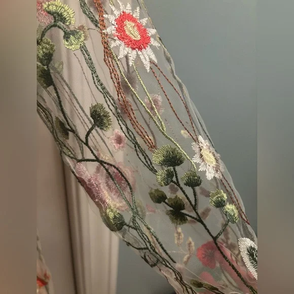 Miss Selfridge Multicolor Floral Long Sleeve Dress - Picture 5 of 5